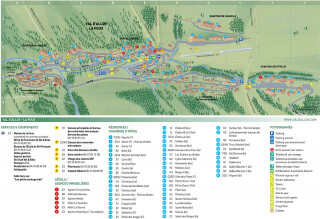 Plan station été Val d'Allos la Foux