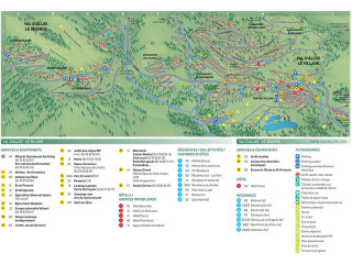 Mappa del Val d'Allos