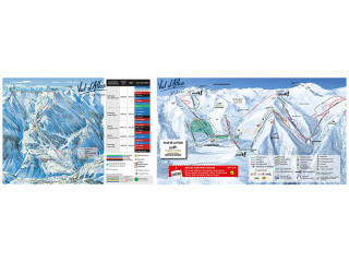 Plan des Pistes Val d'Allos l'Espace Lumière