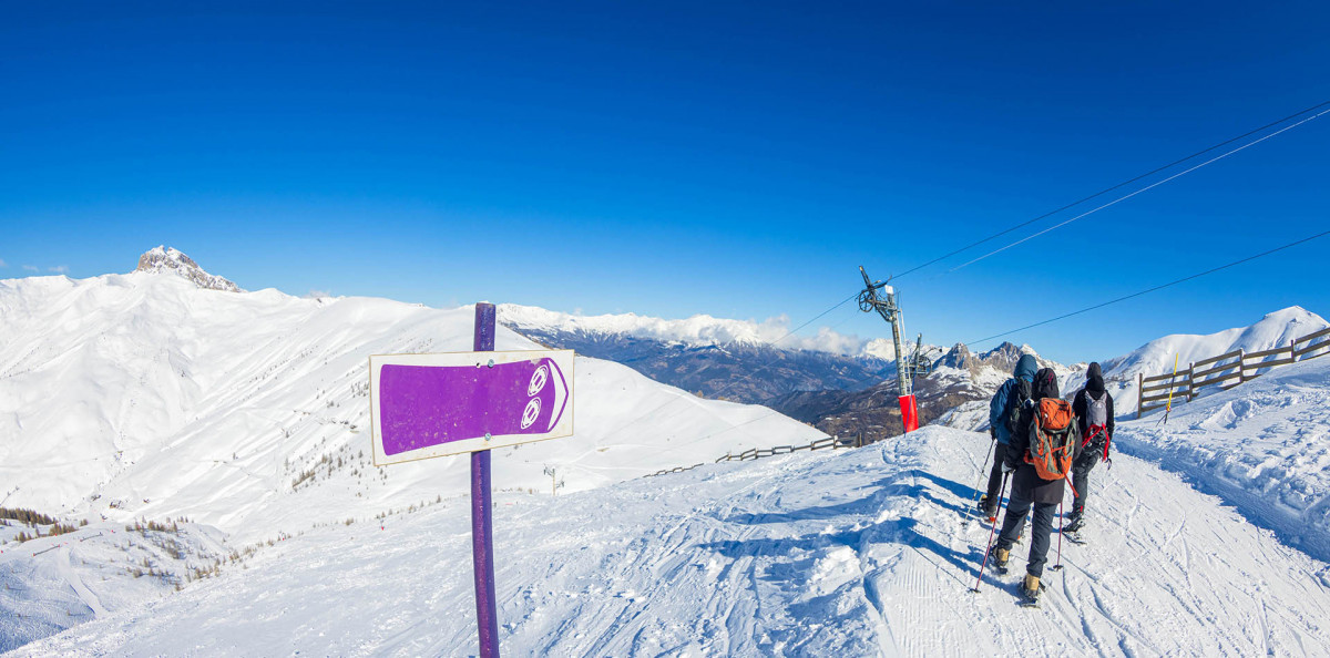 after skiing in val d'allos