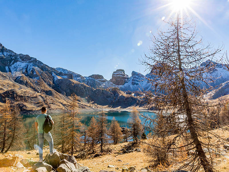 Il lago di Allos, in Francia