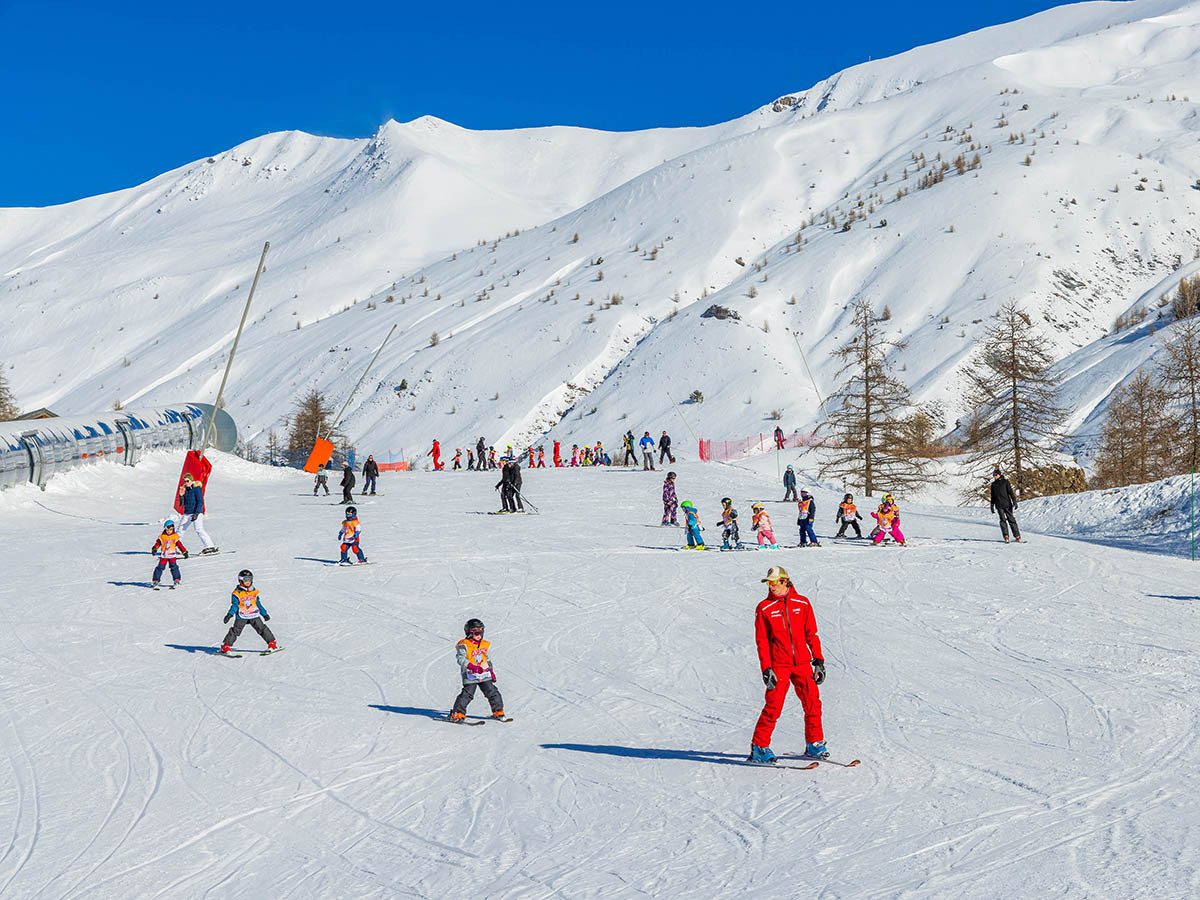 Sejour à la neige en famille