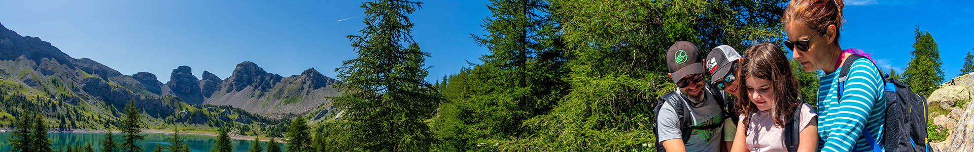 Vacanze alla montagna in famiglia