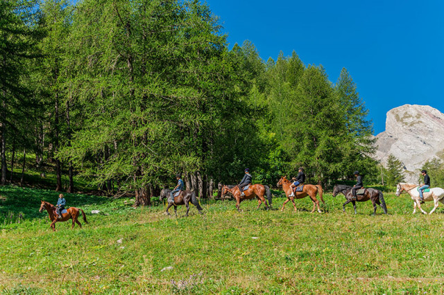 Equitazione, passeggiate con asini