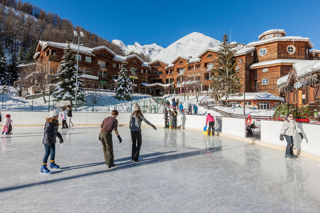 Ice skating