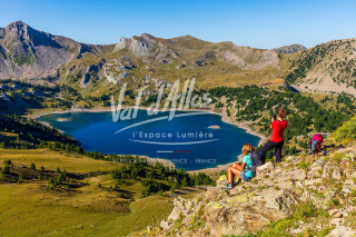 Le lac d'Allos en fin d'été