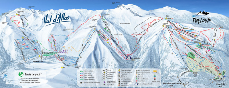 Espace Lumiere skimap