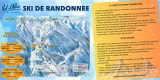 Charte du skieur de randonnée à Val d'Allos - le Seignus, explications avec plans des différents itinéraires et des règles à respecter