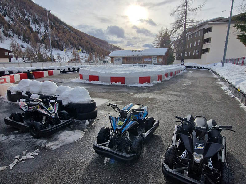 Circuito quad per bambini in inverno - © Crazy Park Circuito quad per bambini in inverno
