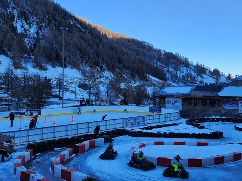 Circuito quad per bambini in inverno - © Crazy Park Circuito quad per bambini in inverno
