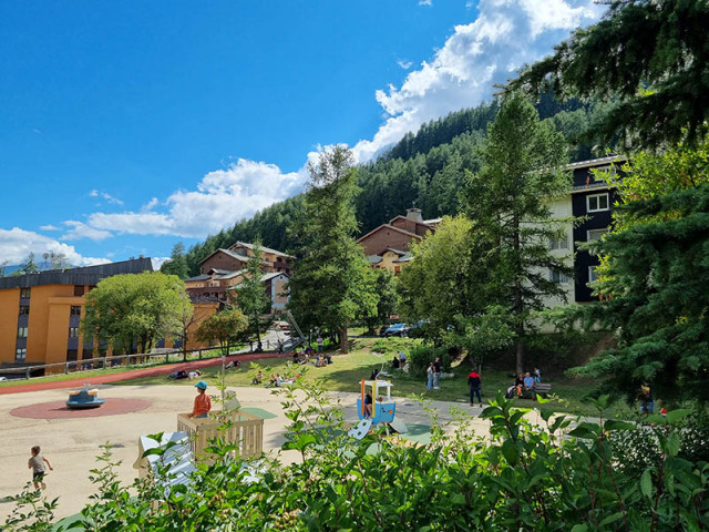 aire de jeux Val d'Allos la Foux