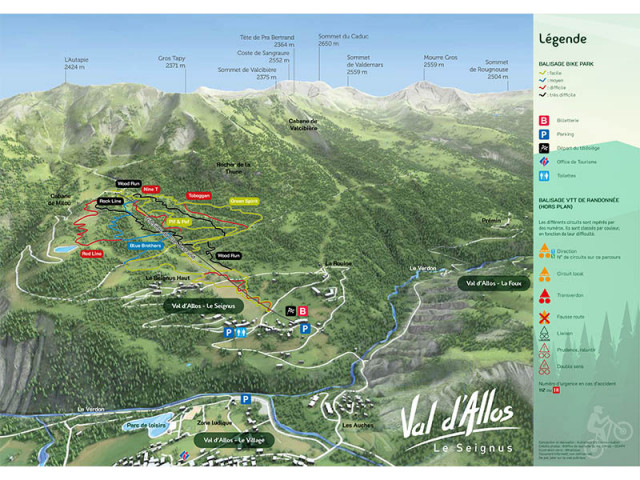 Bike Park_Le Seignus - © Office de tourisme du Val d'Allos/Kaliblue Bike Park_Le Seignus