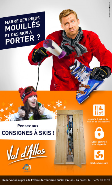 consignes à ski - © office de tourisme du Val d'Allos consignes à ski