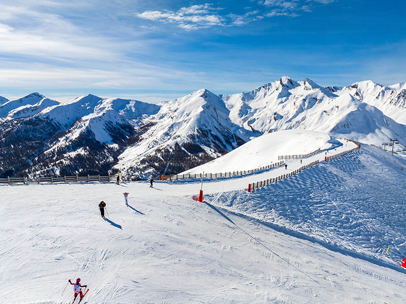 Domaine skiable - Espace Lumière - © R Palomba Office de tourisme du Val d'Allos