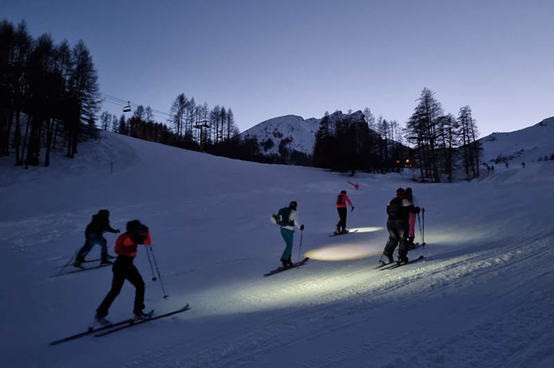 l'obs by night à la Foux d'Allos - © B Courbon