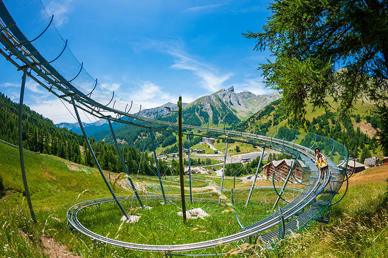 Luge sur rail - © R Palomba Office de tourisme du Val d'Allos