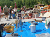 vide-greniers à la Foux d'Allos