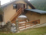 house, first floor with balcony, outside view and stairs