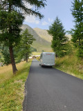 Camping cars dans le col d'Allos