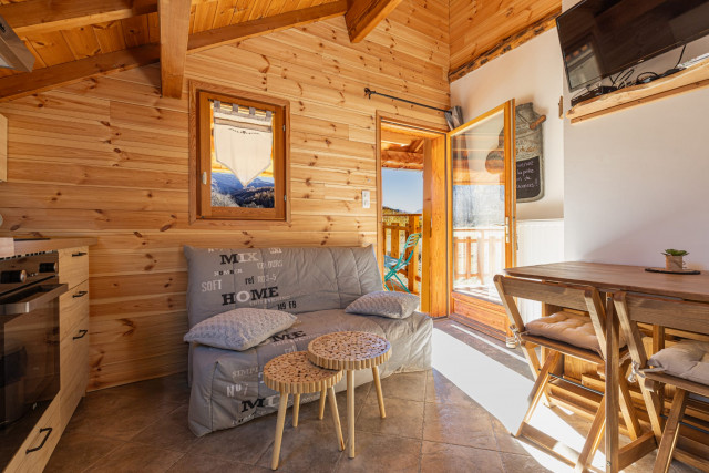 Appartement tout équipé route du lac d'Allos, Sainte Brigitte